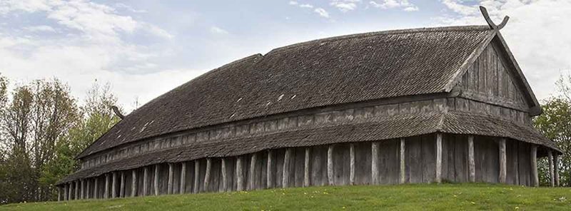Viking-Age Wooden Longhouse Reconstruction