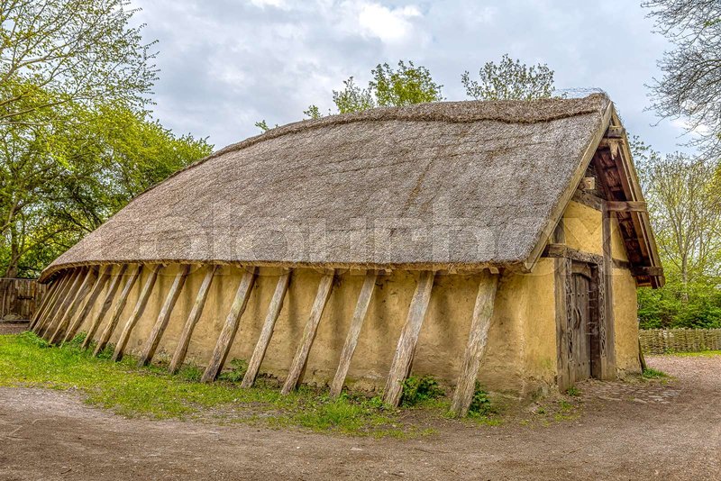 Viking-Age Wooden Longhouse Reconstruction