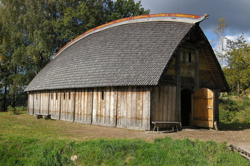 Viking-Age Wooden Longhouse Reconstruction