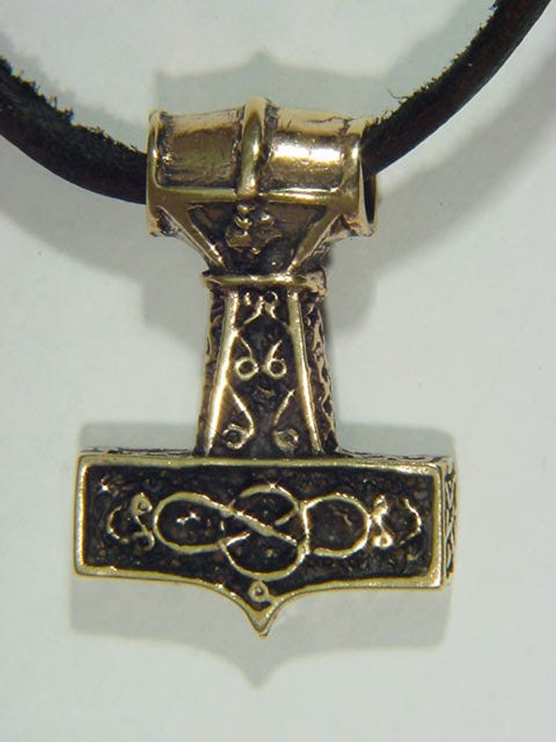 Viking Bronze Thor’S Hammer Pendants