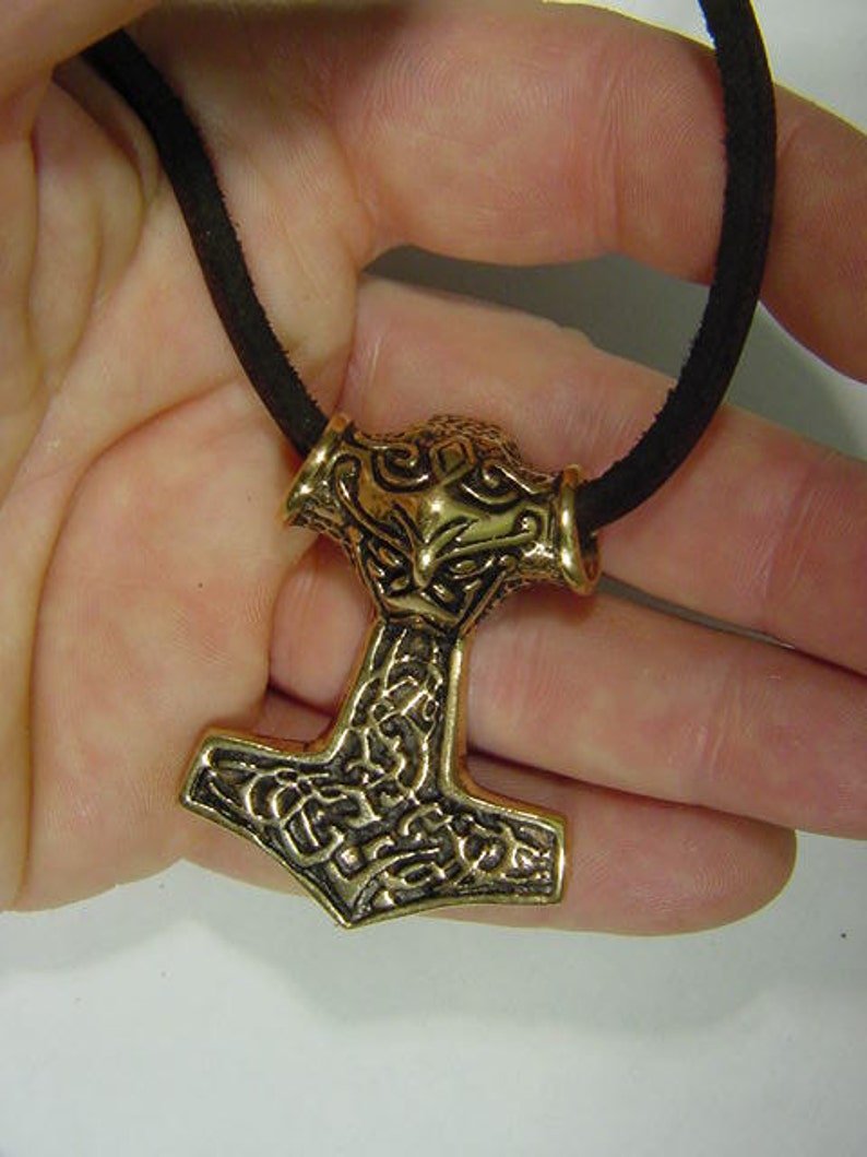 Viking Bronze Thor’S Hammer Pendants