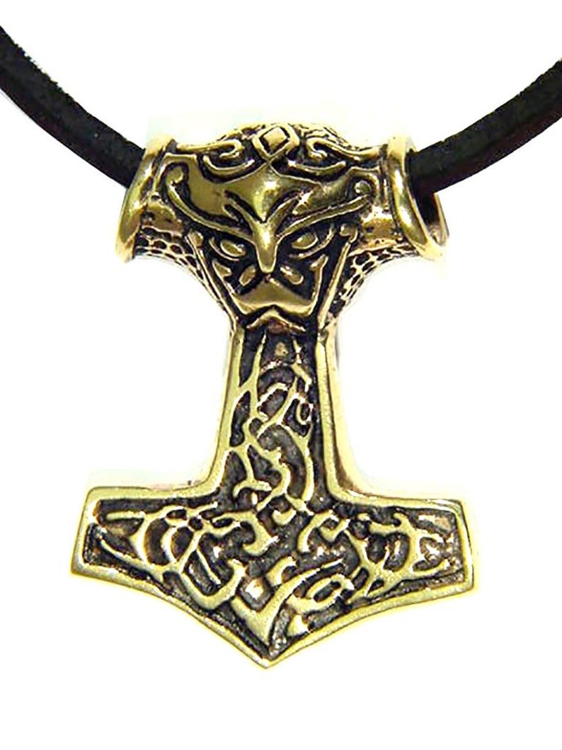 Viking Bronze Thor’S Hammer Pendants<span class=