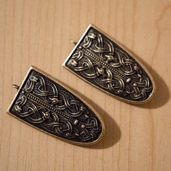 Viking Brooches With Knotwork Designs