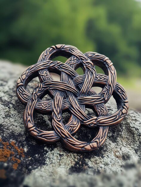 Viking Brooches With Knotwork Designs