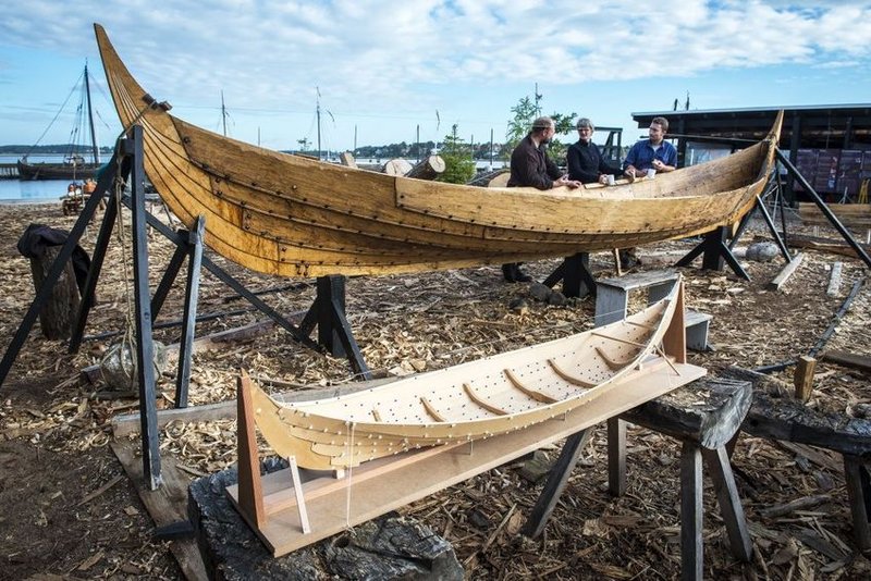 Viking Burial Boat Reconstruction