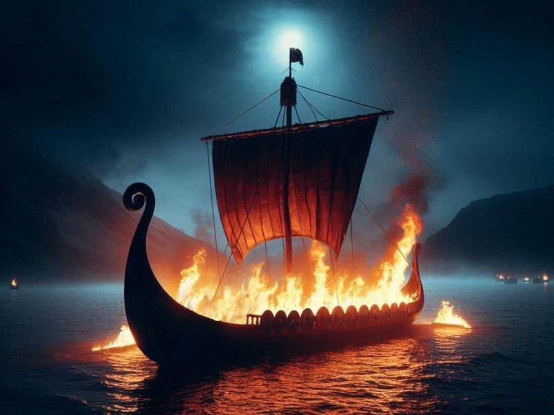 Viking Burial Boat Reconstruction