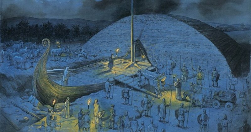Viking Burial Boat Reconstruction