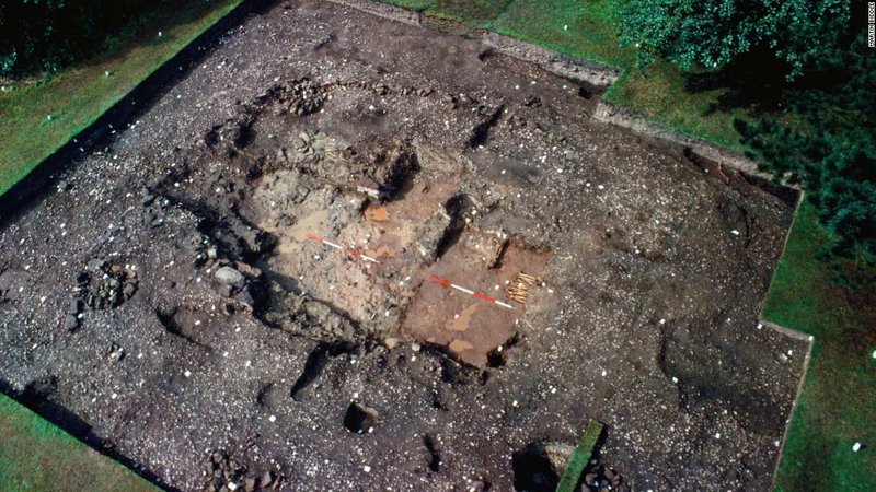 Viking Burial Mound Excavation