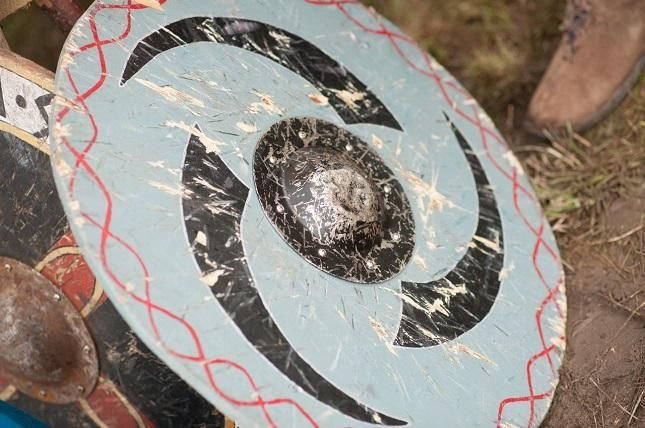 Viking Burial Shield Reconstruction