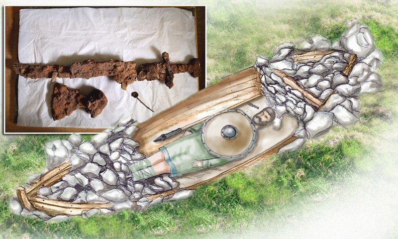 Viking Burial Shield Reconstruction