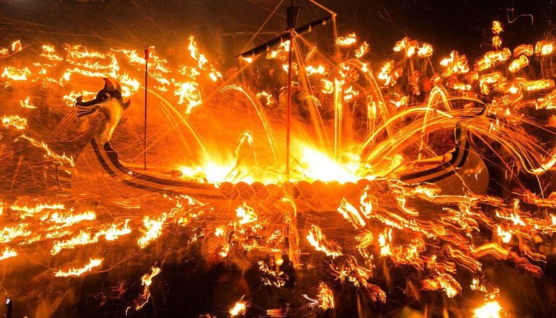 Viking Burial Ship Customs
