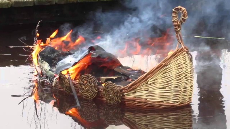 Viking Burial Ship Customs