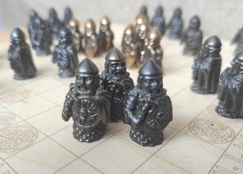 Viking Game Pieces From Hnefatafl