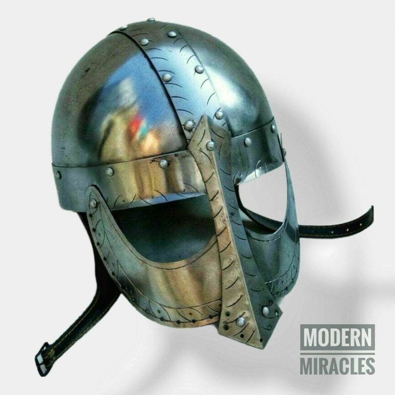 Viking Helmet With Spectacle Guard