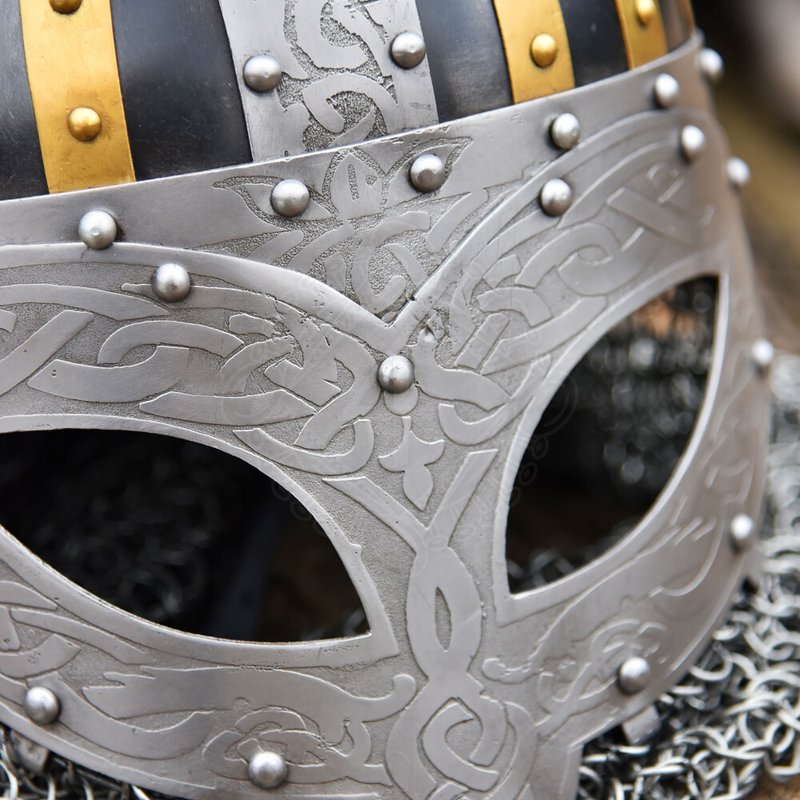 Viking Helmet With Spectacle Guard