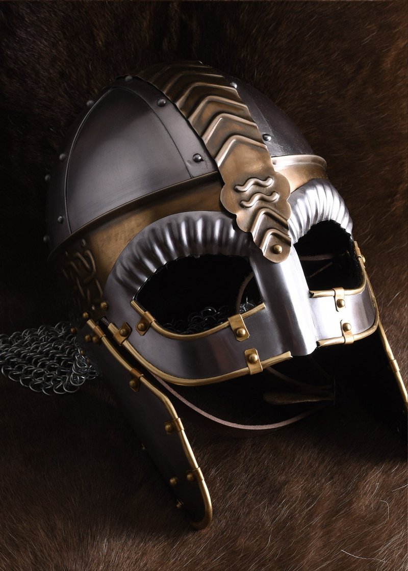 Viking Helmet With Spectacle Guard<span class=