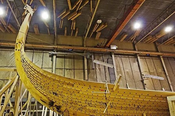 Viking Longship Reconstruction<span class=