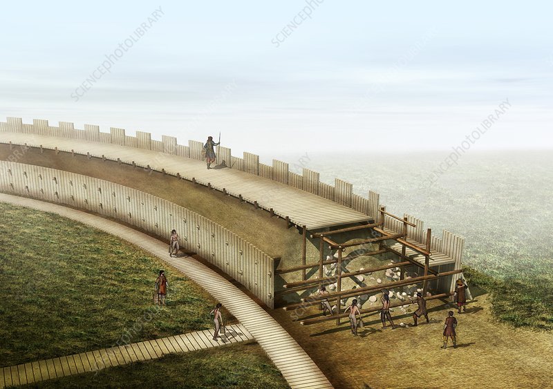 Viking Ring Fortress Aerial View