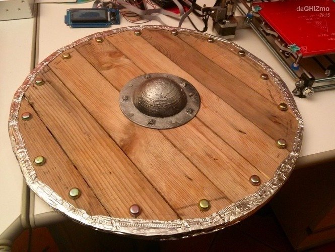 Viking Shield Boss And Pattern