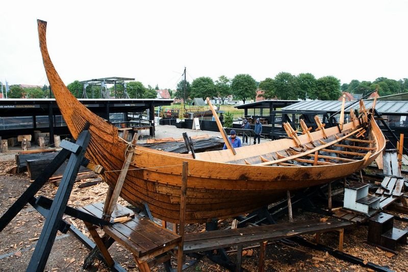 Viking Ship Rivets And Construction Tools