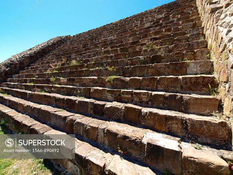 Zapotec Temple Steps And Altars