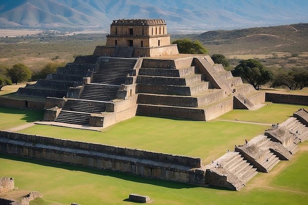 Zapotec Temple Steps And Altars