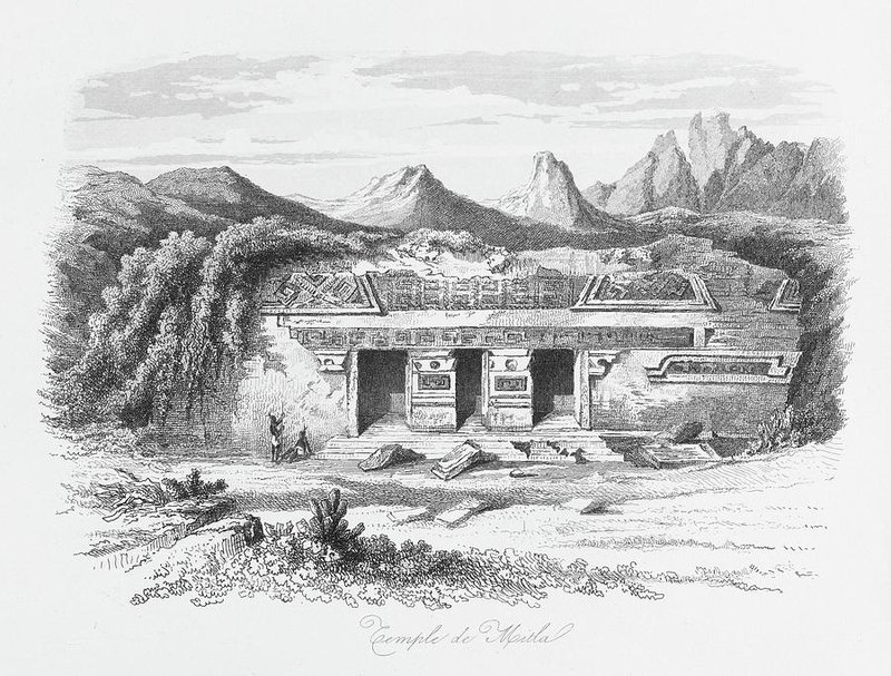 Zapotec Temple Steps And Altars